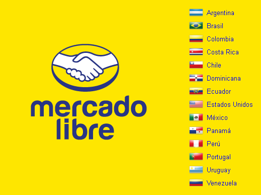 Mercado Libreの国を選択する機能