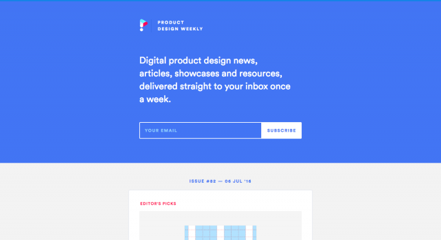 Product Design Weekly