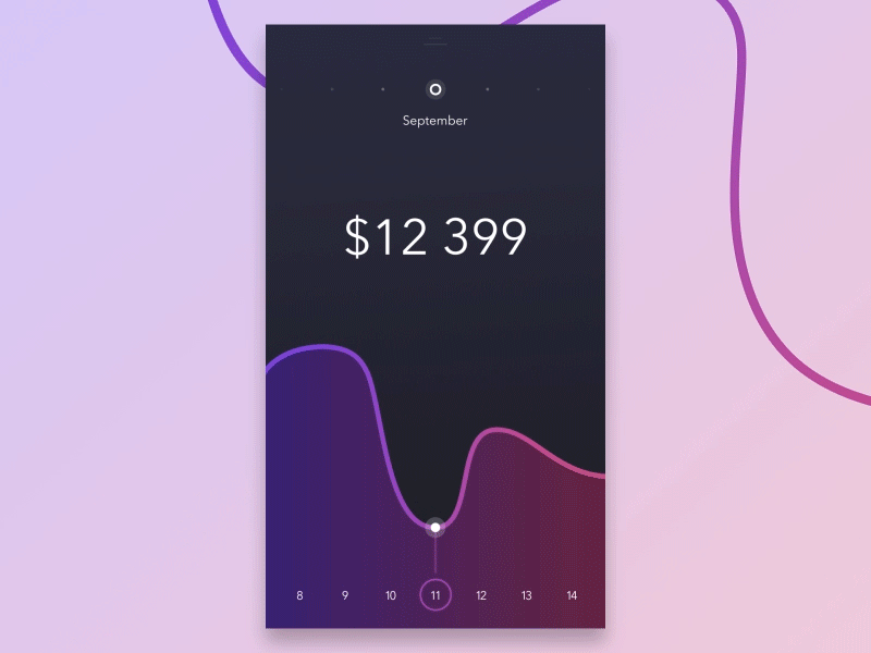Horak氏が銀行アプリのためにデザインしたTouch IDログインのアニメーション