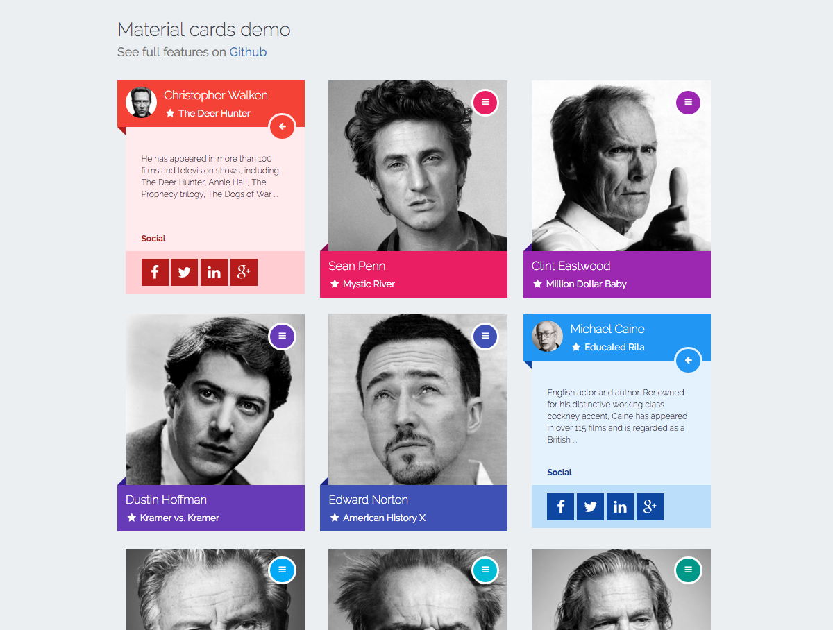 Responsive material card By David Foliti